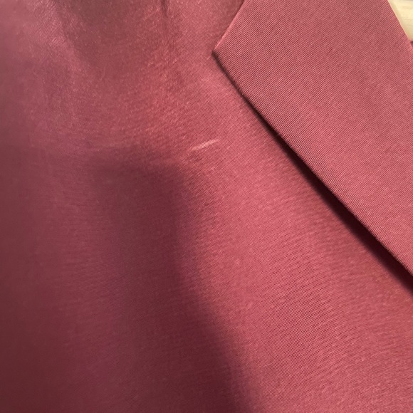 NWT Madewell Silk Camp Shirt Burgundy Sz S - Picture 6 of 6